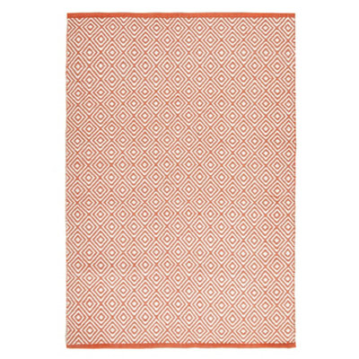 Hug Rug Woven Diamond Rug Rust 080X150