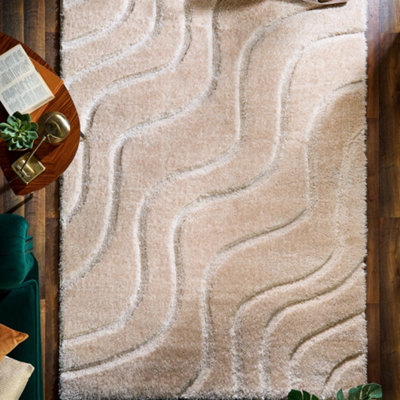 Origins Soft Carved Wave 80X150 Cream