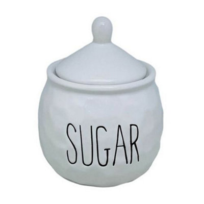 Apollo Dimples Sugar Bowl With Lid from B&Q