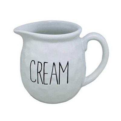 Apollo Dimples White Cream Jug from B&Q