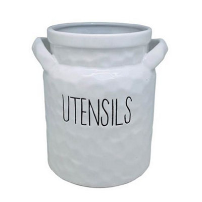 Apollo Dimples Jumbo Utensil Pot from B&Q