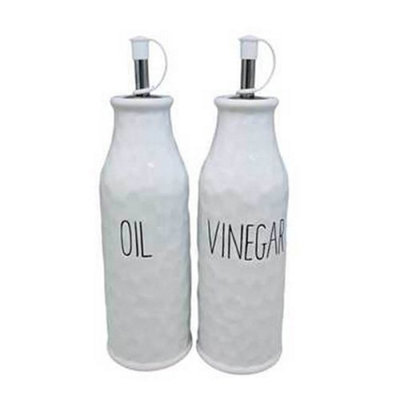 B&Q -  Dimples Oil & Vinegar Set