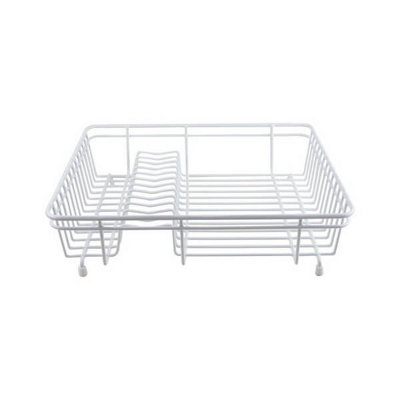 Apollo Small White Wire Dish Drainer from B&Q
