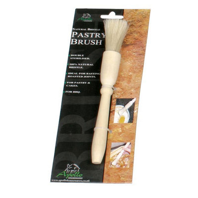 3 x Pastry Brush With Natural Bristles For Glazing & Baking Glazing Oiling - Image 3