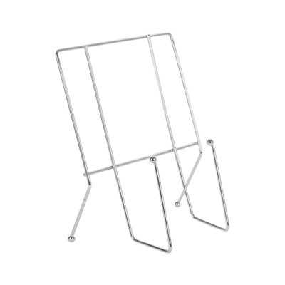 Apollo Heavyweight Chrome Cook Book Holder Triple Plated Durable Portable & Stylish Modern Stand from B&Q
