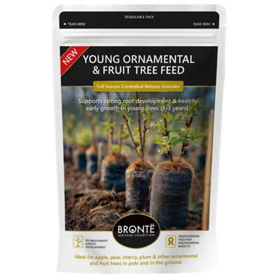 Bronte Heritage Collection Bronte Heritage Young Fruit Tree & Ornamental Slow Release Fertiliser Granules 120G from B&Q