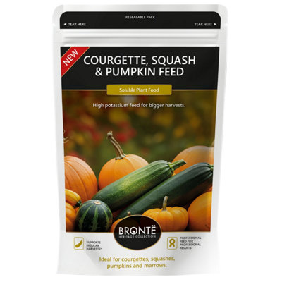 Bronte Heritage Collection CourgetteSquash & Pumpkin Feed 250G Soluble Fertiliser With Measuring ScoopNpk 10-10-31 + Magnesium from B&Q
