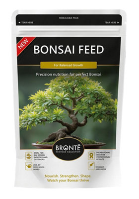 Bronte Heritage Collection Bonsai Fertiliser 250G Water Soluble Feed For All Bonsai Species With Measuring Scoop from B&Q
