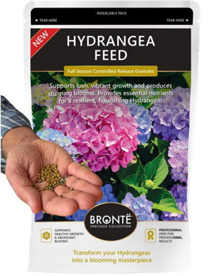 Bronte Heritage Collection Hydrangea Fertiliser 120G Controlled-Release Granules Slow Release Feed For Hydrangeas In BordersPots & Containers from B&Q