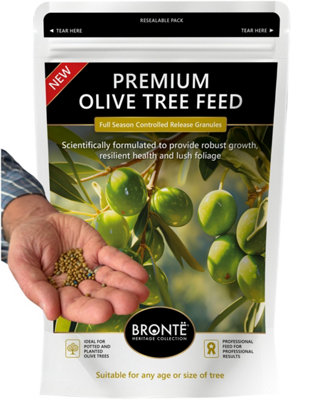 Bronte Heritage Collection Olive Tree Fertiliser 120G Controlled-Release Granules Slow Release Feed For Olive Trees In PotsPatiosGardens & Containers from B&Q