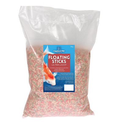 Copdock Mill Carp Ultra Low Density Floating Pond Sticks 3Kg from B&Q