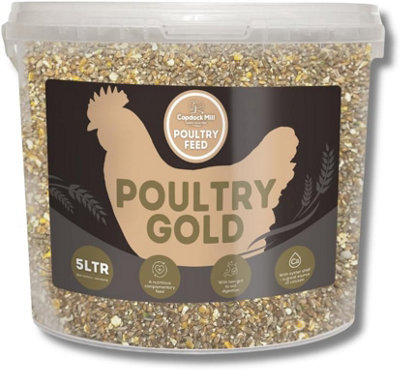 Copdock Mill Range Poultry Gold Feed 3.5Kg / 5 Litre Tub from B&Q