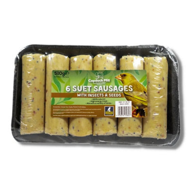Copdock Mill Suet Sausage Insect 6 Pack 520G from B&Q