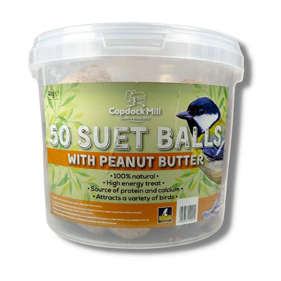 Copdock Mill Suet Balls Peanut Butter Tub X 50 2.75Kg from B&Q