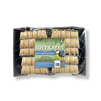 Copdock Mill Suet Cake Tray Mealworm 10 Pack 3Kg from B&Q
