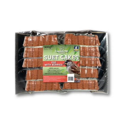Copdock Mill Suet Cake Tray Berry 10 Pack 3Kg from B&Q