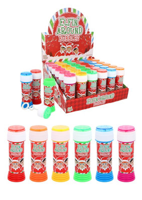 Henbrandt Pack Of 12 Elfin Around Christmas Christmas Bubble Tubs With Wand 50Ml from B&Q