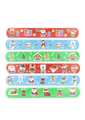Christmas Snap Bracelet With Print from B&Q