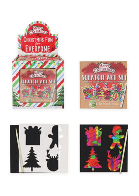 Eco-Friendly Christmas Magic Colour Scratch Set from B&Q
