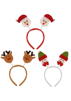 Single Christmas Head Bopper Christmas Headband Stocking Filler Ideas from B&Q