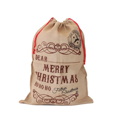 Christmas Hessian SackChristmas Stocking from B&Q
