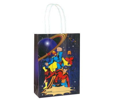 Super Hero Party Bags With Handles from B&Q
