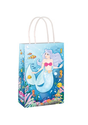 Mermaid Paper Party Bag With Handles from B&Q