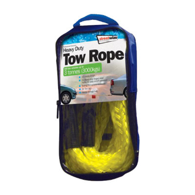 3 Ton Tonne Heavy Duty Vehicle Tow Rope Car Van Towing Strap Garage 3.5M 5026637600661 - Image 9
