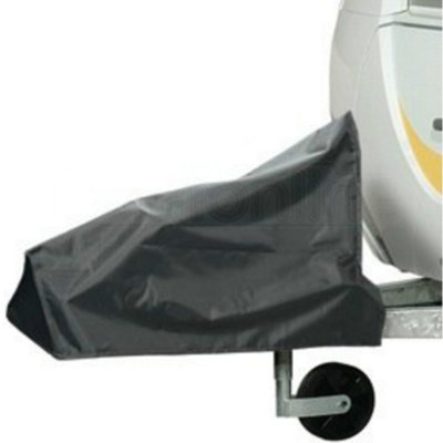 Caravan Hitch Cover Universal Trailer Camping Towing Tow Ball Coupling Lock Grey - Image 3