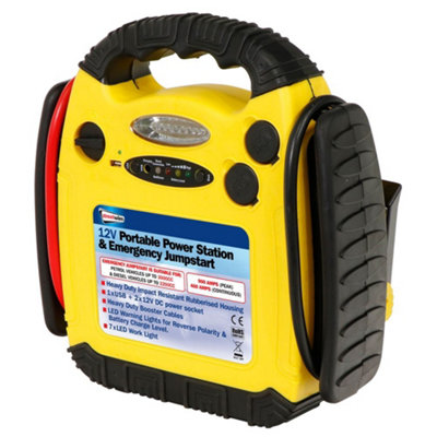 Streetwize 12V 15Ah Portable Power Station & Emergency Jumpst Yellow - Image 3