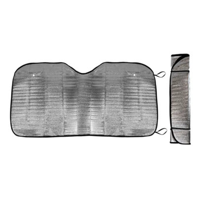 B&Q -  Folding Aluminium Sunshade140Cm X 70Cm