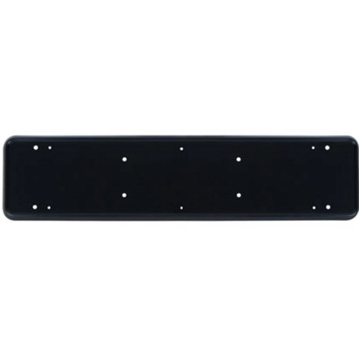 Streetwize Black Abs Number Plate Holder (Plastic) from B&Q