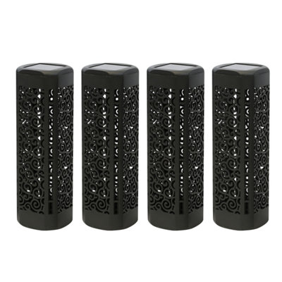 Gardenwize Pack Of 4 Solar Powered Garden Stake LightsPatio Wall Decking Pathway Walkway Lights from B&Q