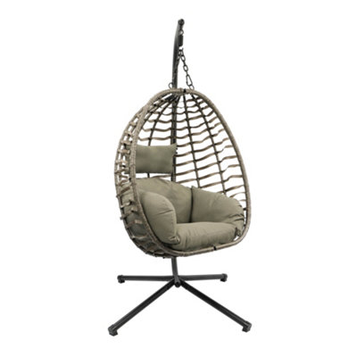 B&Q -  Chrysalis Hanging Egg Chair With Cushions