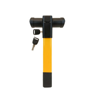 B&Q -  Universal Rotary Vehicle Steering Lock Car Security Wheel Keys