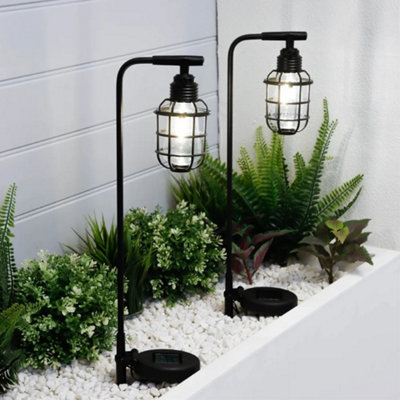 Leisurewize Timeless Lantern Stake Light (Pack Of 2) from B&Q