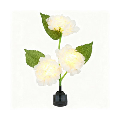 B&Q -  Hydrangea Solar Stake Lights With 30 Warm Led's