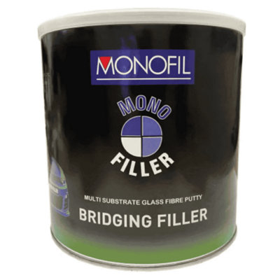 Mipa Monofil Glass Fibre Bridging Filler 2LFibreglass Car Automotive Bodyfiller Including Hardener from B&Q