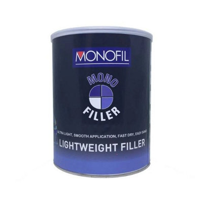 Mipa Monofil Lightweight Filler With Hardener (1Lt)Easy Sanding Automotive Filler For Surface Repairs from B&Q