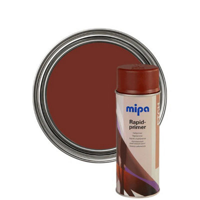 B&Q -  Rapid Primer Spray Red Brown 400Ml