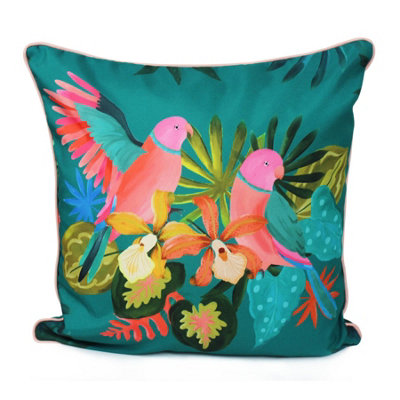 Peggy Wilkins Water Resistant Outdoor Garden Cushion Tropicana from B&Q