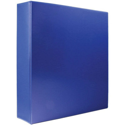 B&Q -  Whitebox 65mm Presentation 4D-Ring BinderBlue