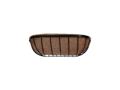 Garden Pride Trough Planter / Manger PlanterPrelined With Coco Liner24" from B&Q