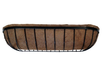 Garden Pride Trough Planter / Manger PlanterPrelined With Coco Liner36" from B&Q