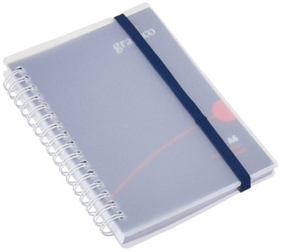 Graffico A6 Twin Wire Polypropylene Notebook Of 140 Pages (Pack Of 1) from B&Q