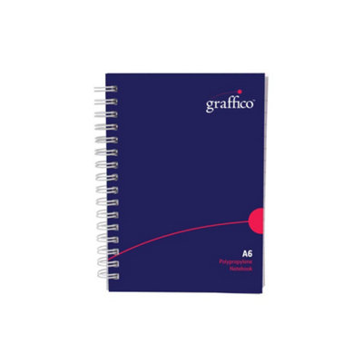 5 Star Graffico A6 Hard Cover Wirebound Notebook 90gsm 160 Pages (EN13135) - Image 5
