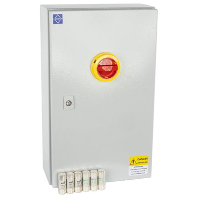 Lewden FIS1001254P 100A/125A TP+N Metal Clad Fused Switch - Image 2