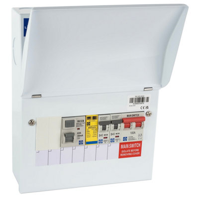 Lewden Pro-Rev40A 40A 5 Module Ev Consumer Unit With Type A Rccb from B&Q