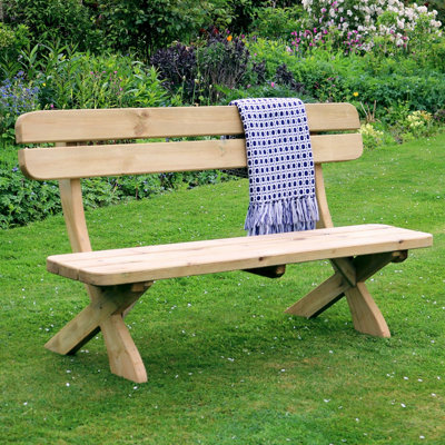 B&Q - 3 Seater Garden Bench Harriet Garden Bench By  Outdoor Living