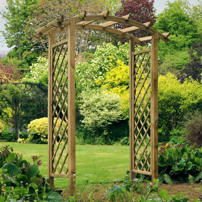 B&Q - Adjustable Garden Arch Daria Arch By  Outdoor Living
